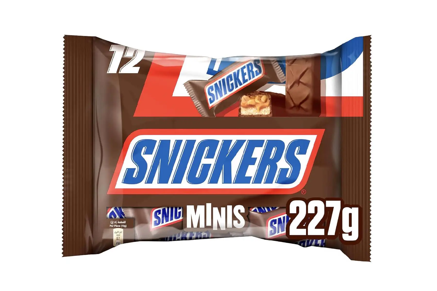 Snickers Minis Chocolate Pouch (227g) - Imported Premium Milk Chocolate Sharing Pack