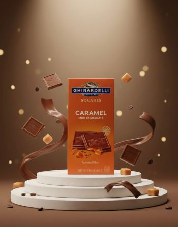 Ghirardelli Caramel Milk Chocolate Squares 138g – Premium USA Imported Chocolate