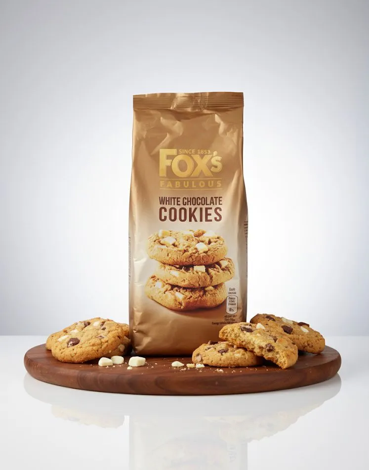 Foxs Fabulous White Chocolate Cookies [1 Pack, 180 g]