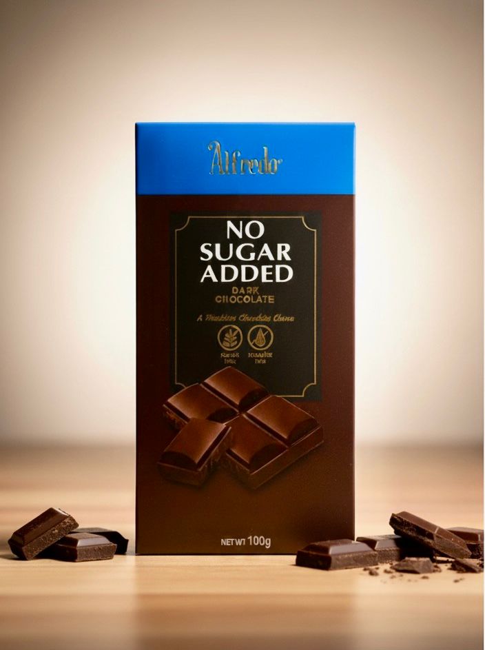 Alfredo NoSugar Added Dark Chocolate Bar [100 g]