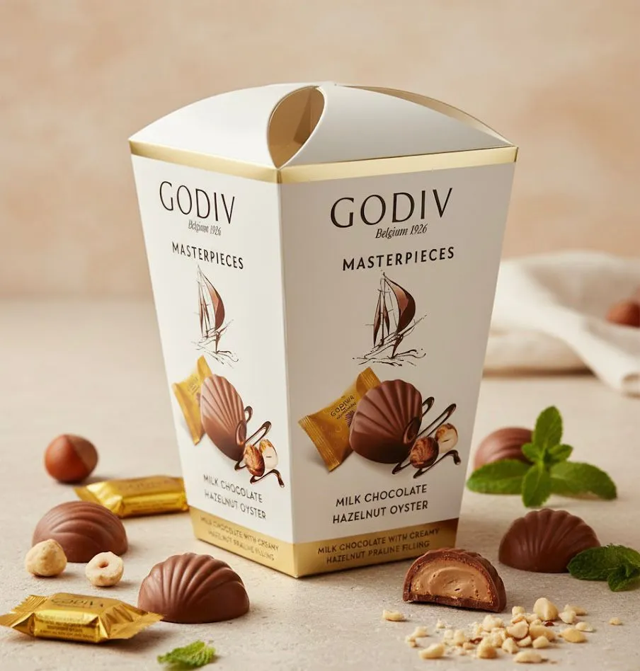 Godivas Masterpieces Hazelnut Oyster Chocolate 926 [117 g]
