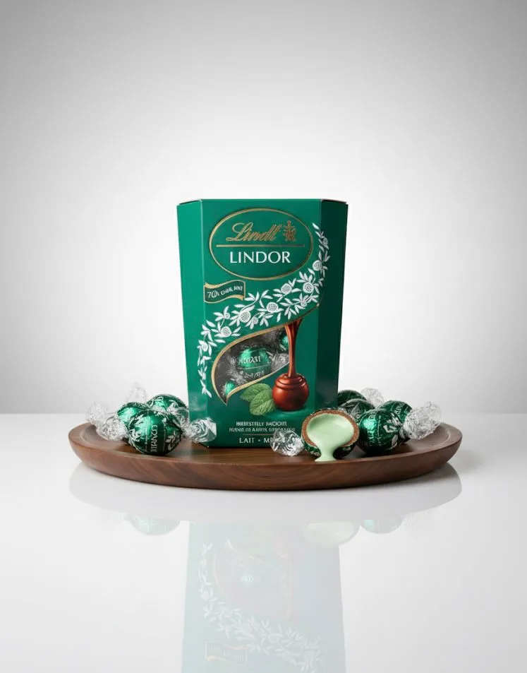 Lindt Lindor Dark Mint Cornet [200 g]