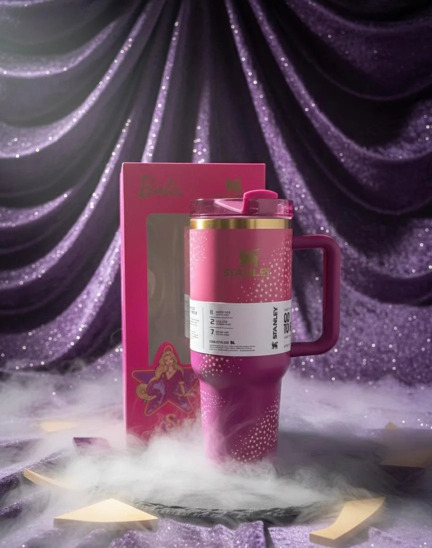 Stanley Quencher Tumbler Barbie Edition Star 1200 ml – Premium Insulated Tumbler for Hydration & Luxury Gifting