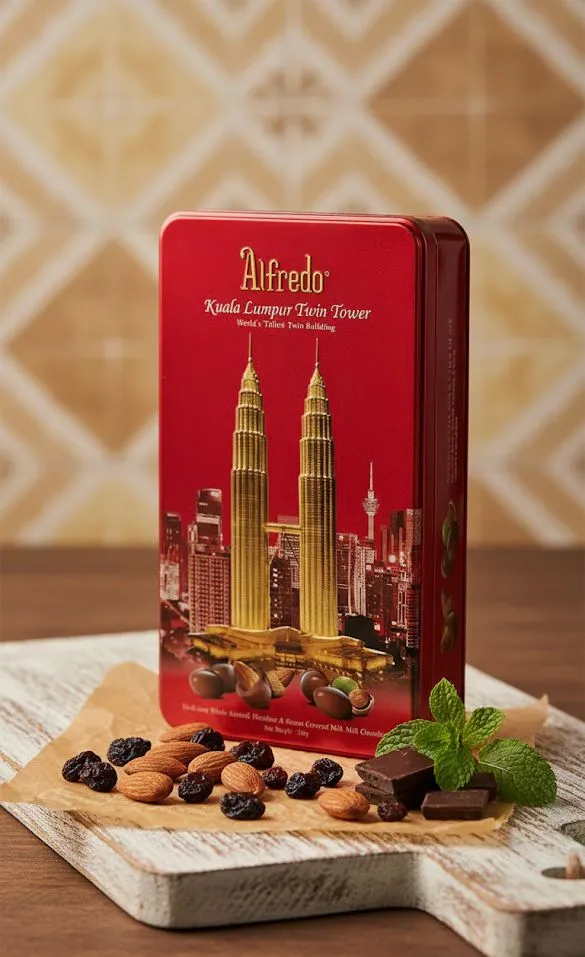 Alfredo Twin Tower Gift Box | Made in Malaysia