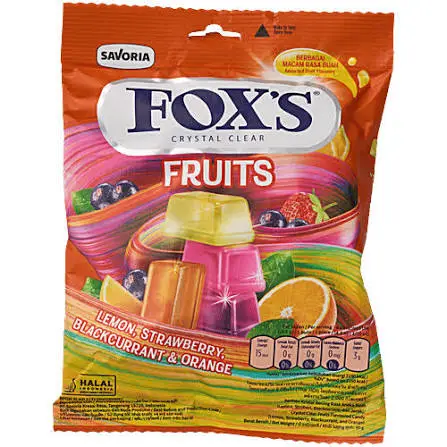 Fox’s Crystal Clear Fruits Candy – Imported Fruit Flavour Candy Pack