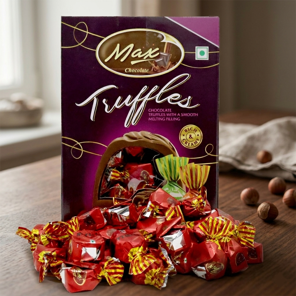 Max Chocolate Truffles with Smooth Melting Filling (Premium Gift Box)