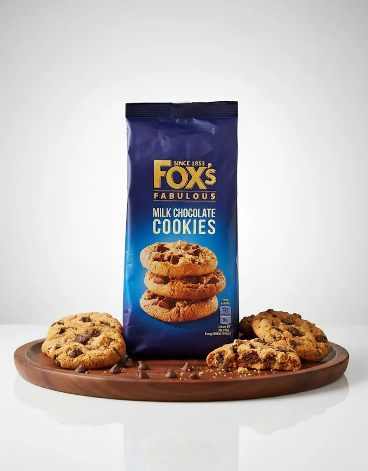 Fox’s Fabulous Milk Chocolate Cookies [1 Pack, 180 g]
