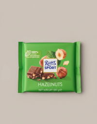 Buy Ritter Sport Milk Chocolate Roasted Hazelnut 100g | Imported German Chocolate