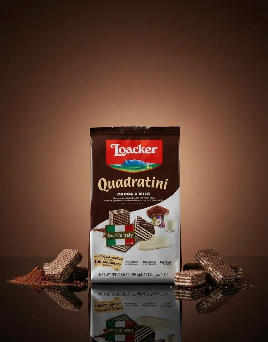 Loacker Quadratini Cocoa & Milk [125 g]
