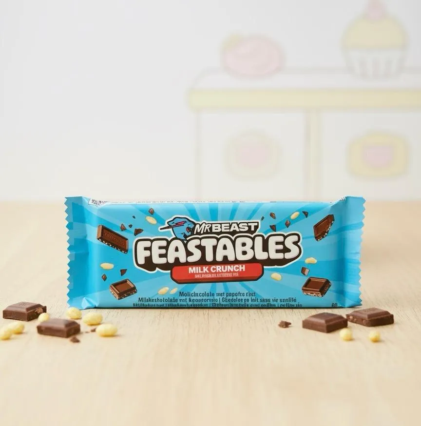 Mr Beast Feastable Milk Crunch Chocolate [60 g]