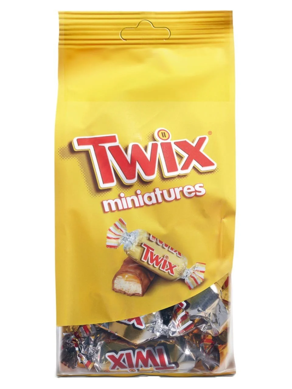 Buy Twix Miniatures Caramel & Biscuit Milk Chocolate Bag 220g Online