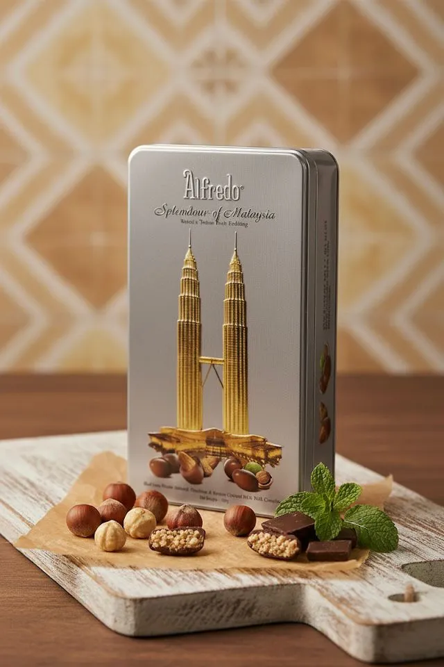 Alfredo Splendour of Malaysia Milk Chocolate Almond Gift Box