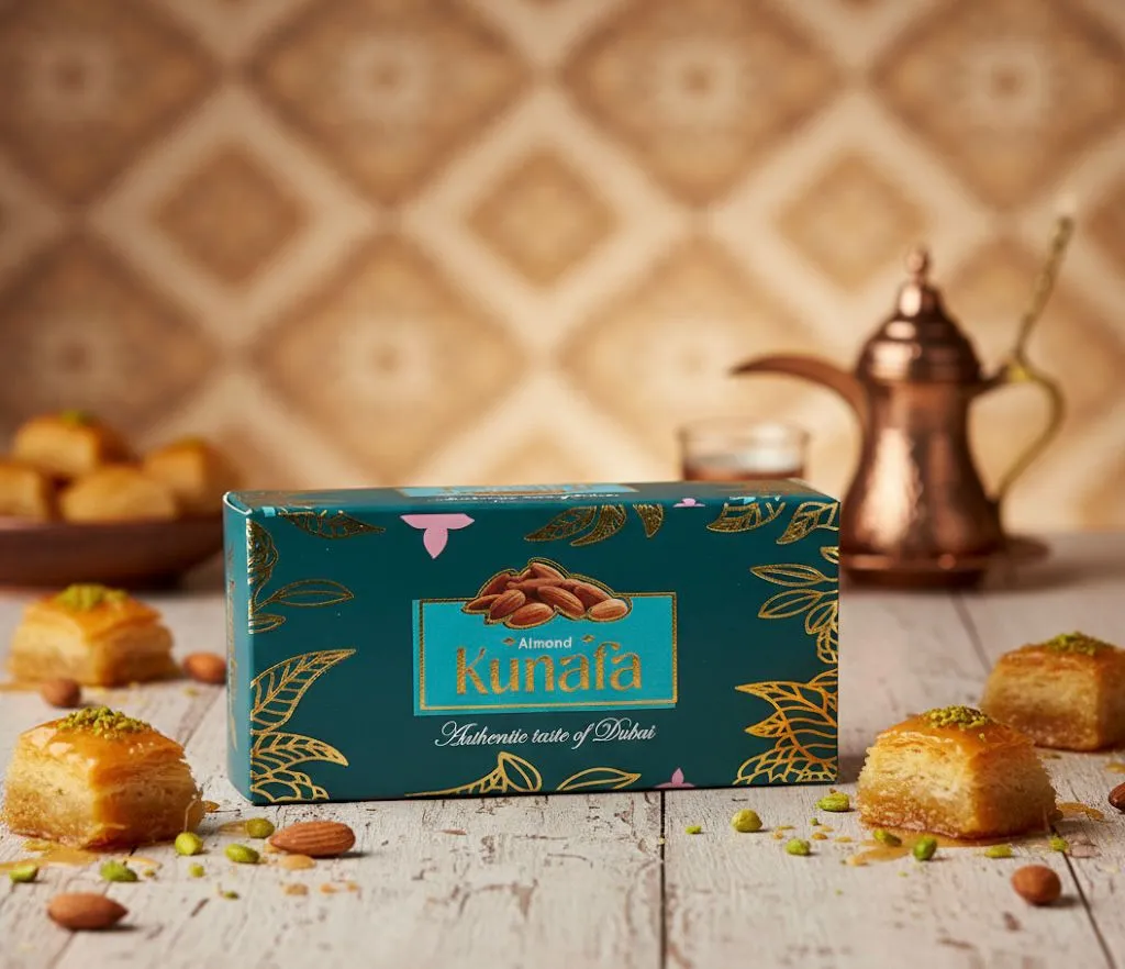 Kunafa Chocolate with Almond 50g | Sweet Premium Dubai Treat