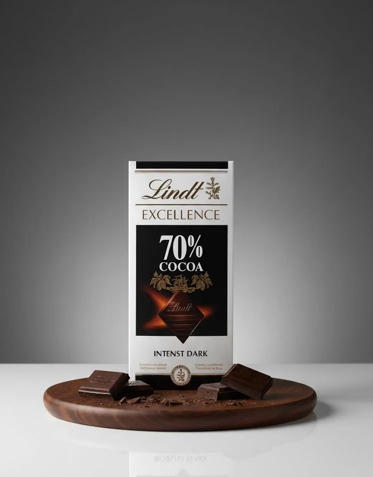 Lindt Excellence Dark 70% Chocolate 100g | Premium Swiss Bar